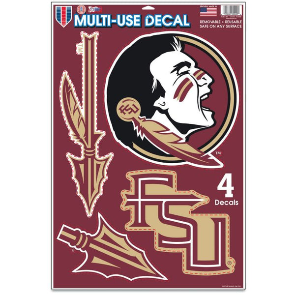 Wholesale-Florida State Seminoles Multi-Use Decal 11" x 17"