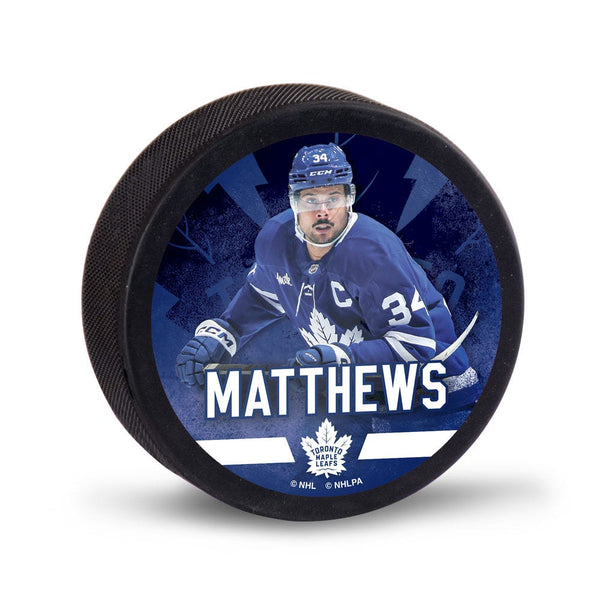 Toronto Maple Leafs Hockey Puck Packaged Auston Matthews
