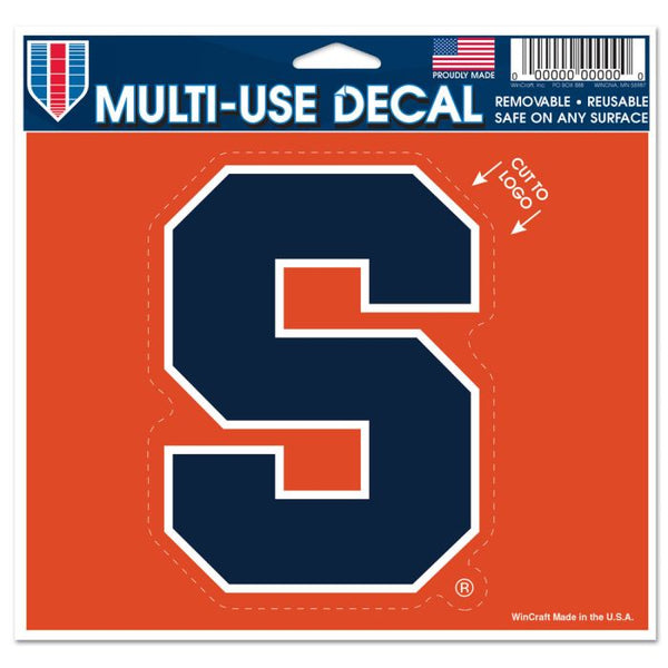 Wholesale-Syracuse Orange Multi-Use Decal - cut to logo 5" x 6"