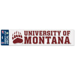 Wholesale-Montana Grizzlies Perfect Cut Decals 4" x 17"