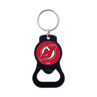 New Jersey Devils Black Bottle Opener Key Ring