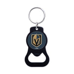 Vegas Golden Knights Black Bottle Opener Key Ring