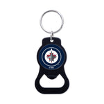 Winnipeg Jets Black Bottle Opener Key Ring