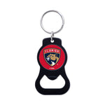 Florida Panthers Black Bottle Opener Key Ring