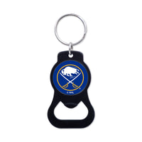 Buffalo Sabres Black Bottle Opener Key Ring