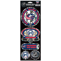 Columbus Blue Jackets Prismatic Decal 4" x 11"