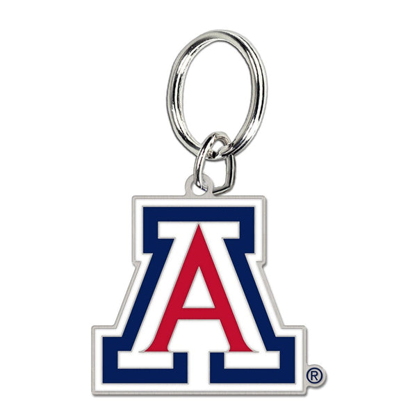 Arizona Wildcats Cloisonne Key Ring Carded