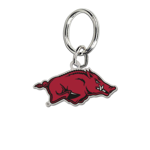 Arkansas Razorbacks Cloisonne Key Ring Carded