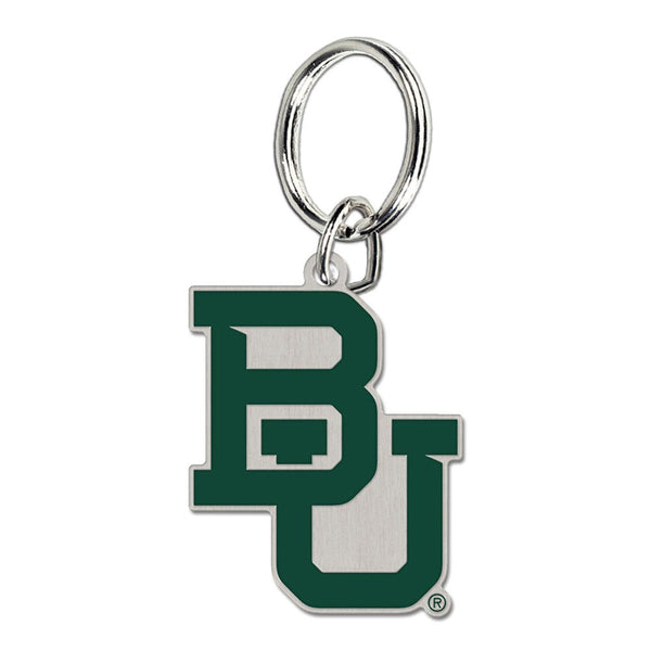 Baylor Bears Cloisonne Key Ring Carded