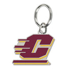Central Michigan Chippewas Cloisonne Key Ring Carded