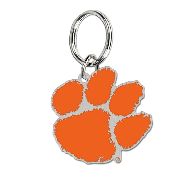Clemson Tigers Cloisonne Key Ring Carded