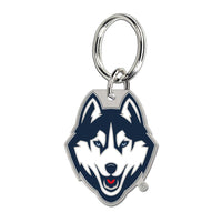 UConn Huskies Cloisonne Key Ring Carded