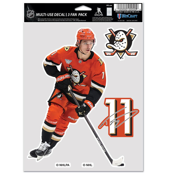 Anaheim Ducks Multi Use 3 FAN PACK Trevor Zegras