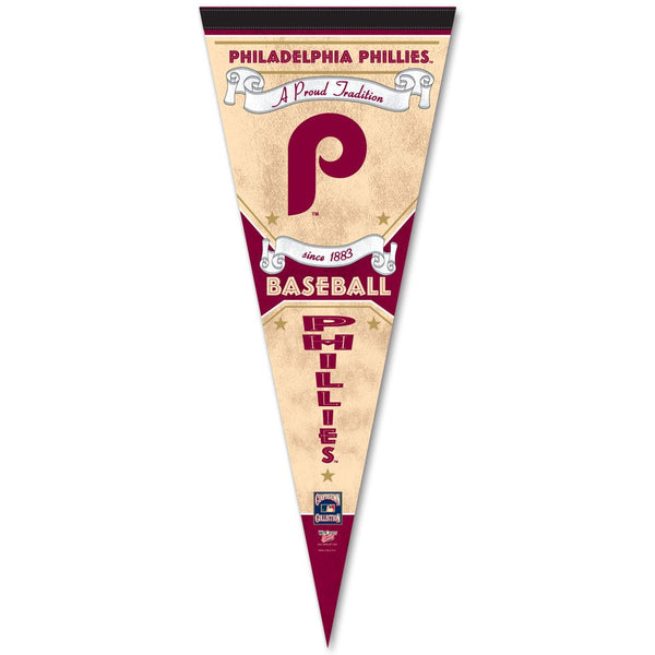 Philadelphia Phillies / Cooperstown Premium Pennant 12" x 30"