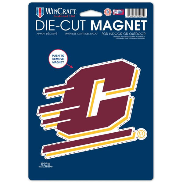 Wholesale-Central Michigan Chippewas Die Cut Logo Magnet 6.25" x 9"