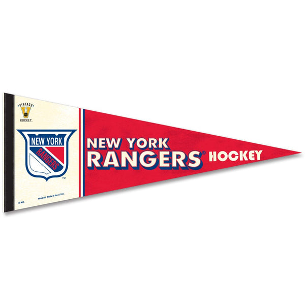 New York Rangers / Vintage NHL Premium Pennant 12" x 30"