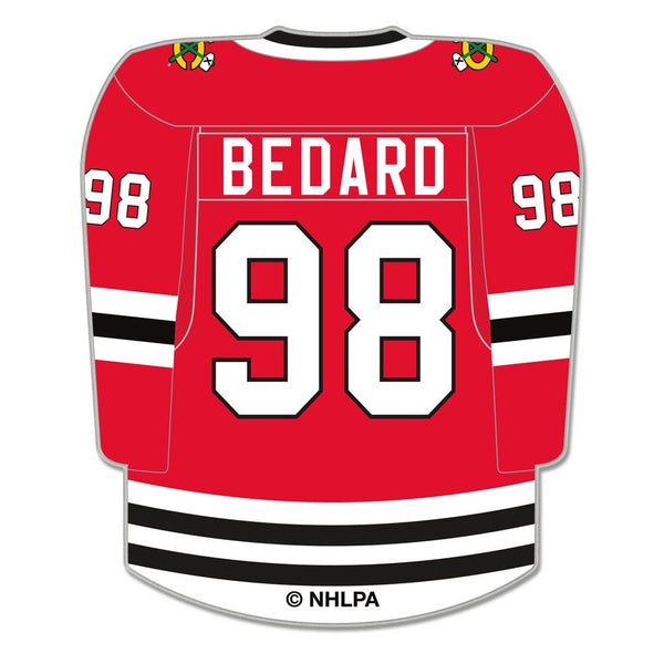 Chicago Blackhawks Collector Pin Jewelry Card Connor Bedard