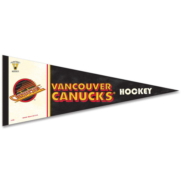 Vancouver Canucks / Vintage NHL Premium Pennant 12" x 30"