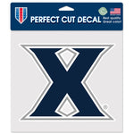 Wholesale-Xavier Musketeers Perfect Cut Color Decal 8" x 8"