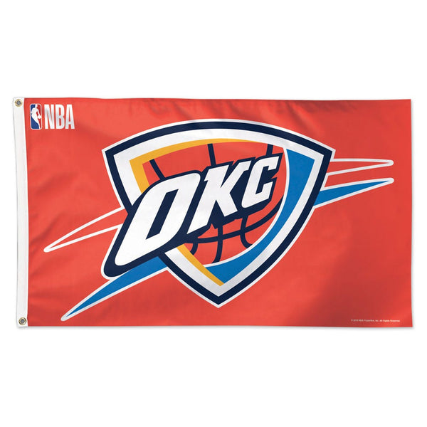 Oklahoma City Thunder Design TWO Flag - Deluxe 3' X 5'