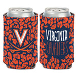 Wholesale-Virginia Cavaliers Leopard Can Cooler 12 oz.