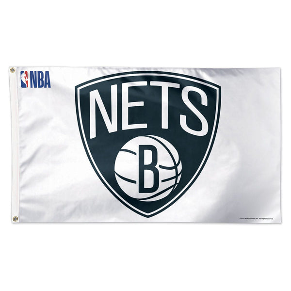 Brooklyn Nets Design TWO Flag - Deluxe 3' X 5'