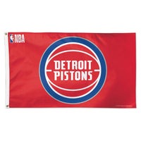 Detroit Pistons Design TWO Flag - Deluxe 3' X 5'