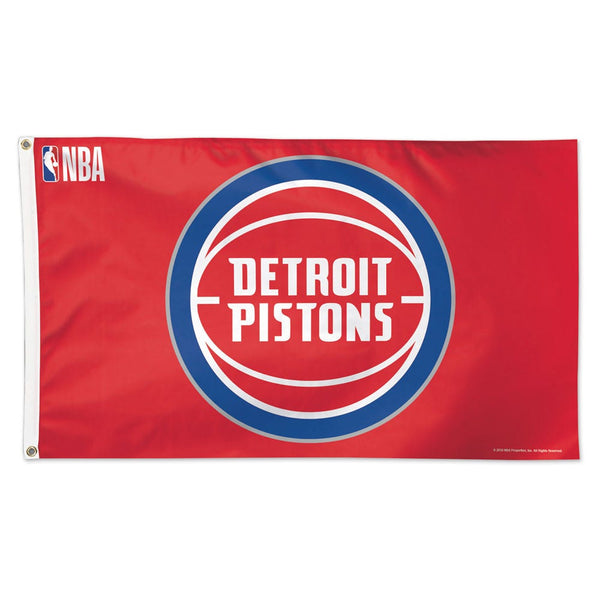 Detroit Pistons Design TWO Flag - Deluxe 3' X 5'