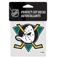 Anaheim Ducks Perfect Cut Color Decal 4" x 4"