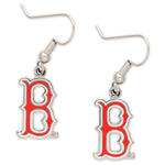 Boston Red Sox Earrings Jewelry Card