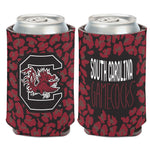 South Carolina Gamecocks South Carolina Gamecocks Leopard Print Can Cooler 12 oz.