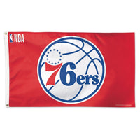 Philadelphia 76ers Design TWO Flag - Deluxe 3' X 5'