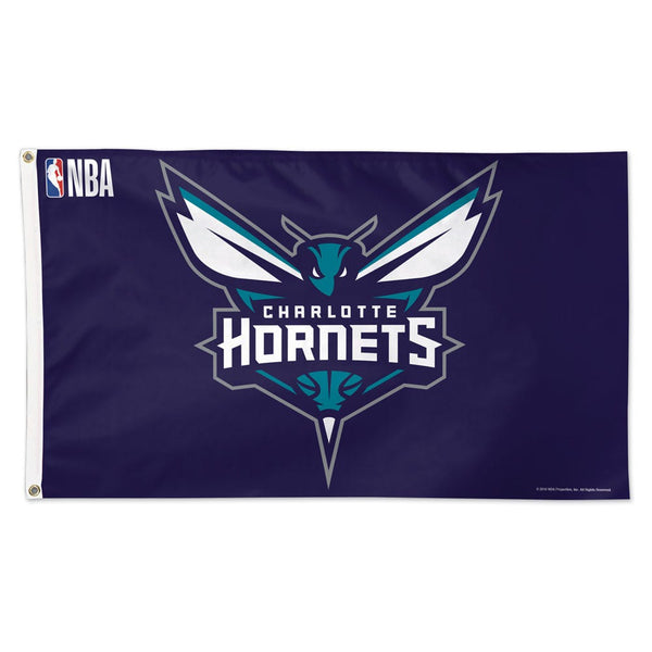 Charlotte Hornets Design TWO Flag - Deluxe 3' X 5'