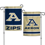 Akron Zips Garden Flags 2 sided 12.5" x 18"