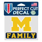 Wholesale-Michigan Wolverines Michigan Family Perfect Cut Color Decal 4.5" x 5.75"