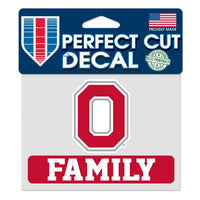 Wholesale-Ohio State Buckeyes FAMILY Perfect Cut Color Decal 4.5" x 5.75"