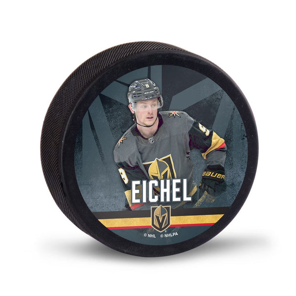 Vegas Golden Knights Hockey Puck Packaged Jack Eichel