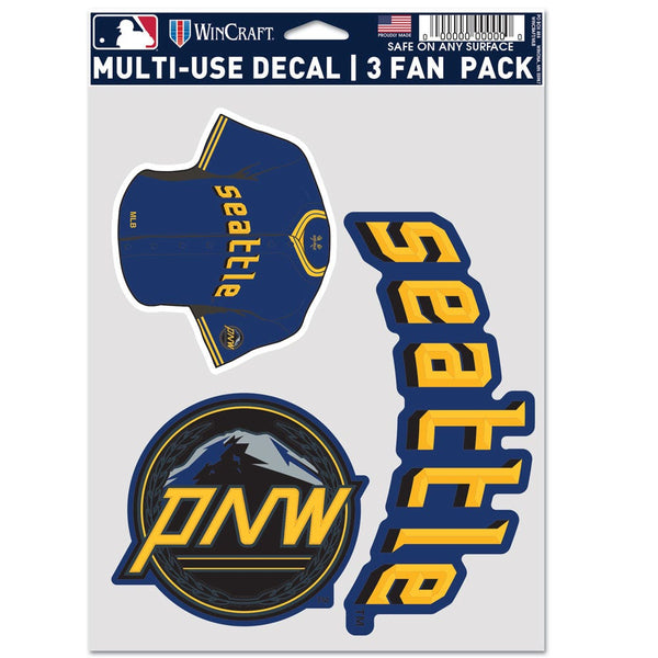 Seattle Mariners / City Connect City Connect Multi Use 3 Fan Pack