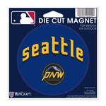 Seattle Mariners / City Connect City Connect Die Cut Magnet 4.5" x 6"