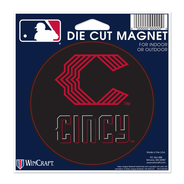 Cincinnati Reds / City Connect City Connect Die Cut Magnet 4.5" x 6"