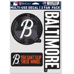 Baltimore Orioles / City Connect City Connect Multi Use 3 Fan Pack