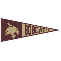 Wholesale-Texas State Bobcats Wool Pennant 13" x 32"