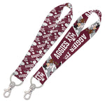 Texas A&M Aggies / Disney Lanyard Key Strap 1"