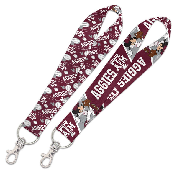 Texas A&M Aggies / Disney Lanyard Key Strap 1"