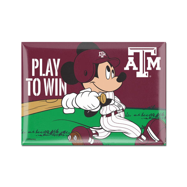 Texas A&M Aggies / Disney Metal Magnet 2.5" x 3.5"