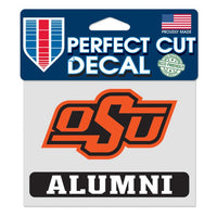 Wholesale-Oklahoma State Cowboys Oklahoma State Alumni Perfect Cut Color Decal 4.5" x 5.75"