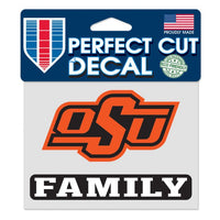 Wholesale-Oklahoma State Cowboys Oklahoma State Family Perfect Cut Color Decal 4.5" x 5.75"