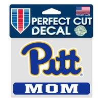 Wholesale-Pittsburgh Panthers Pittsburgh Mom Perfect Cut Color Decal 4.5" x 5.75"