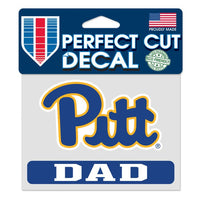 Wholesale-Pittsburgh Panthers Pittsburgh Dad Perfect Cut Color Decal 4.5" x 5.75"