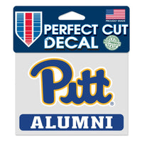 Wholesale-Pittsburgh Panthers Pittsburgh Alumni Perfect Cut Color Decal 4.5" x 5.75"